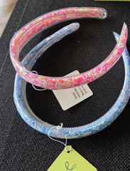 Beaded Candy Hairbands Girls Hair Set/4 Pink Purple Blue Multicolor School Thin