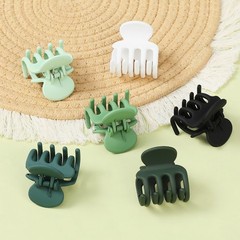 6 PCS Small Hair Claw Clips For Thin Medium Matte NonSlip Accessories Green