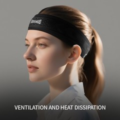 Headband Thin Stretch Sports Yoga Gym Hair Band Wrap Sweatband Womens Mens