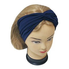 Yoga Headband Stretchable Turban Hairband headwrap for Women Girls Solid Color