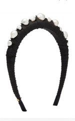 💜💜💜 Mimco New Lustre $129 Pearl Fascinator Races Wedding Headband Hair Clip
