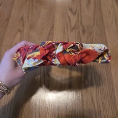 Fly By Night Crown Floral Headband Scrunchie Hair Accessory Artisan Boho Classic