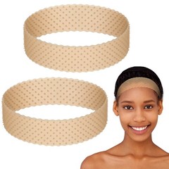 2 Pieces Silicone Wig Grip Band Adjustable Silicone Wig Headband Non Slip Strong