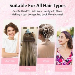 GEEHUA Mini Bobby Pins, 150 Count 1.38 Inch Curved Small Hair Pins Kit, Waved…