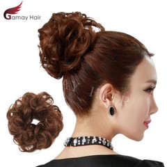 Large Messy Rose Bun Hair Piece Scrunchie Updo Wrap Hair Extension Real As Human