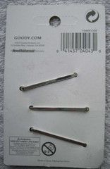 Goody Shiny Silver Diamond Gem Bow Oval Squre Metal Collins Bobby Slide Hair Pin