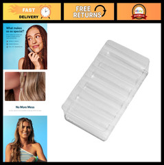 Non-Slip Clear Elastic Hair Ties – 320 Count, Small Size for Fine, Thick & Curly