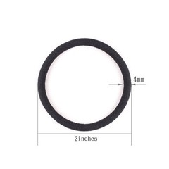 Hair Ties for Thick Hair, 120 Pack No Damage Elastic Hair Bands, Dark Brown