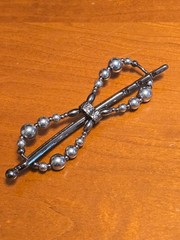 Lilla Rose Flexi Flip – Silver and black, size Medium – multiple sizes in one