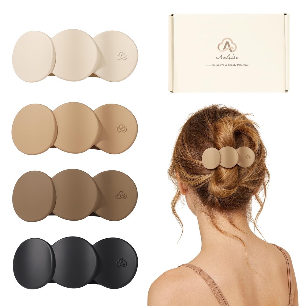 Amlaidu Medium 1 Count (Pack of 4), Beige, Light Khaki, Dark Black