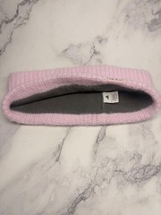 Adidas Women’s Fuzzy Headband Pink Fleece Lined OSFW Winter Ear Warmer NWT