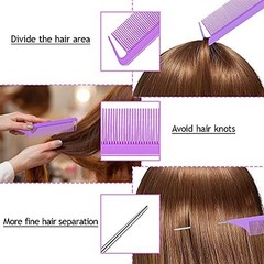 Topsy Tail Hair Tool Set 2 Sizes Loop Durable Plastic French Braid Styling Comb
