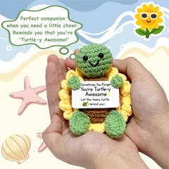 Positive Turtle Christmas Birthday Gifts for Women Men – Stocking Stuffers for T