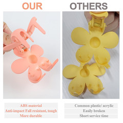 Flower Claw Clip 7 PCS Claw Clips, Hair Clips for Women Non Slip for Thick Hair