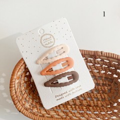 3Pcs/Set Star BB Hair Clips Pin Mini Korean Style Frosted Candy Color Kid Snap