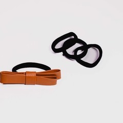 Elegance Wrap Light Brown Hair Tie
