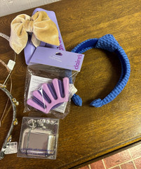 Claire’s Icing Hair Accessories Lot Headband Clips Hair Ties Rhinestones w/ Tags