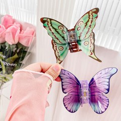 Acrylic Butterfly Hair Claw Trendy Hair Clips Hair Barrettes Hairpin Headw