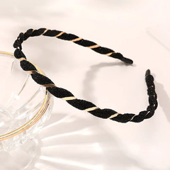 Organza Hairbands for Women Cross Weaving Hair Hoop Bands Korea Fashion Bright S