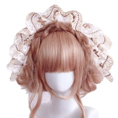 Lolitas Bonnet Hat Comfortable Light weight Hat Adjustable Courtly Styles Hat
