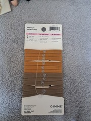 Gimme Beauty Fine Hair Elastic Bands – Slim-Fit Elastic Ties for Fine, Brittle