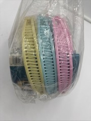NOS 80s CASCADES 6” Banana Hair Clips Pastel 12 Packs 36 Total Vintage 80s Retro