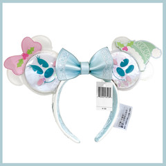 Pastel Snowman NEW Disney` Parks Loungefly Headband Mickey Minnie Ears Christmas