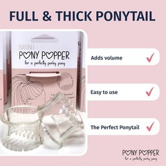 Mini Clip – High Ponytail Holder for Volume & Lift – Versatile for All Hair T…