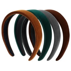 4 Pcs Womens Velvet Headband,Black Velvet Headbands for Women,Comfortable Fas…