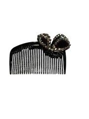 NEW hair accessories plastic comb style 1 black butterfly