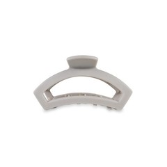 TELETIES – Open Medium Hair Clip – Fall 1 Count (Pack of 1), Silver Flames