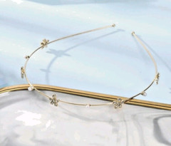 BEAUTIFUL FAUX PEARL & FLOWER DECOR HEADBAND