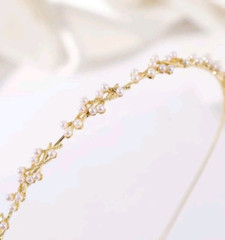 BEAUTIFUL FAUX PEARL DECOR HEADBAND