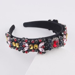 Women Baroque Crystal Hairband Embellished Headband Jewelled Hair Accessories