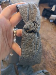 Lot 4 new GAPfit gap twist-front True grey space dye Headband $14+ ea! One size