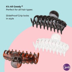 Large Spiral Claw Clips 12-Pack – Assorted Colors, Pain-Free Hair Accessories fo