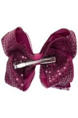 ScarvesMe 12pc Baby Girls Teens Women Sequin Sparkle 5″ Alligator Clip Hair Bows
