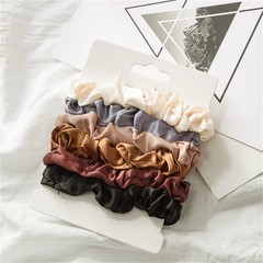 6Pcs Satin Hair Scrunchies for Women – Softer than Silk Scrunchies for Hair | Sa