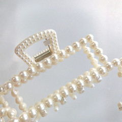 5pcs Women’s Faux Pearl Hair Claw Set Casual Hair Clips Elegant Hair Accessory