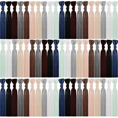 79Style Elastic Fabric Hair Accessories for Women 125 Knotted Ribbon Ponytai…
