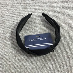 Nautica Headband Womens One Size Black Fabric Padded Hair Accessory Casual