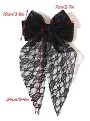 LFOUVRE Womens Hair Accessories – Lace 1 Count (Pack of 3), Beige/Black/Bean