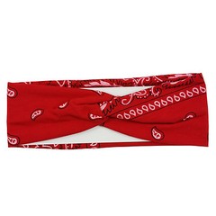 Bandana Headband Yoga Hairband Head Wrap Paisley Twisted Headband