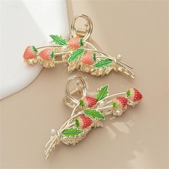 2Pcs Hair Claw Clips for Women Thick Hair Red Strawberry Fashion Hair Clips S…