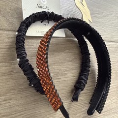 Natasha Nordstrom Hair Accessories Headband Rhinestone Pearl – Lot Of 2
