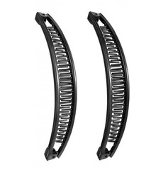 2PCS Large Curvy Hair Claw Banana Clip Vintage Simple Hair Claw Hair Accessories