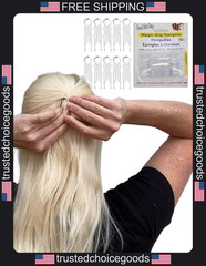 Good Hair Days Magic-Grip Hairpins 2.5-inch U-Shaped Hair Clips Set of 10