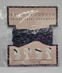 Avianna Jordyn Tribal Print Headwrap NEW SEALED PACKAGE