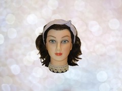 Handmade Wide Preppy Boho Retro Seersucker Stripe Bow Knot Headband in 10 Colors