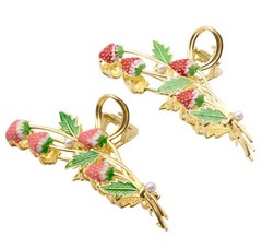 2Pcs Hair Claw Clips for Women Thick Hair Red Strawberry Fashion Hair Clips S…